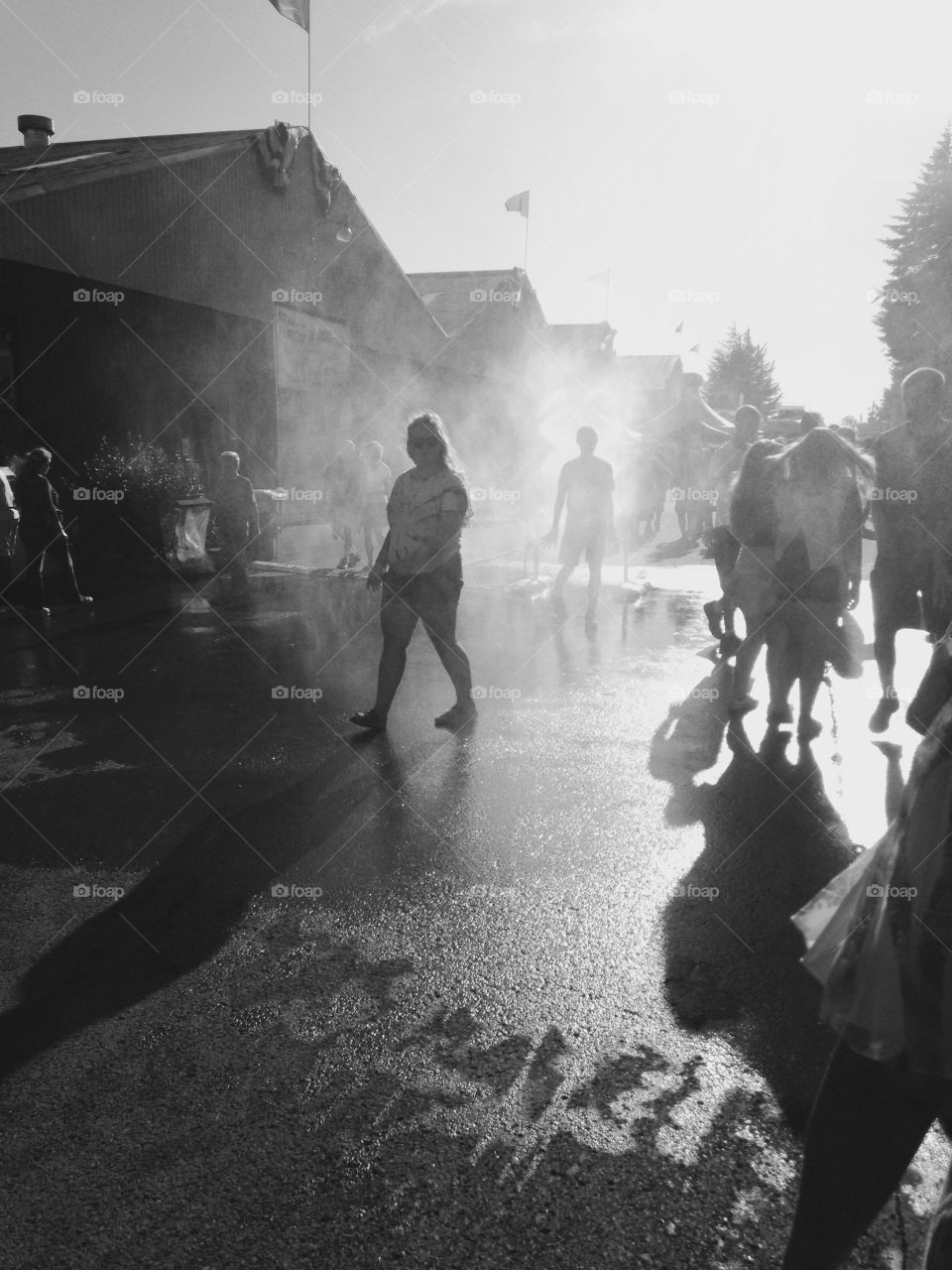 Water Spray at the Fair