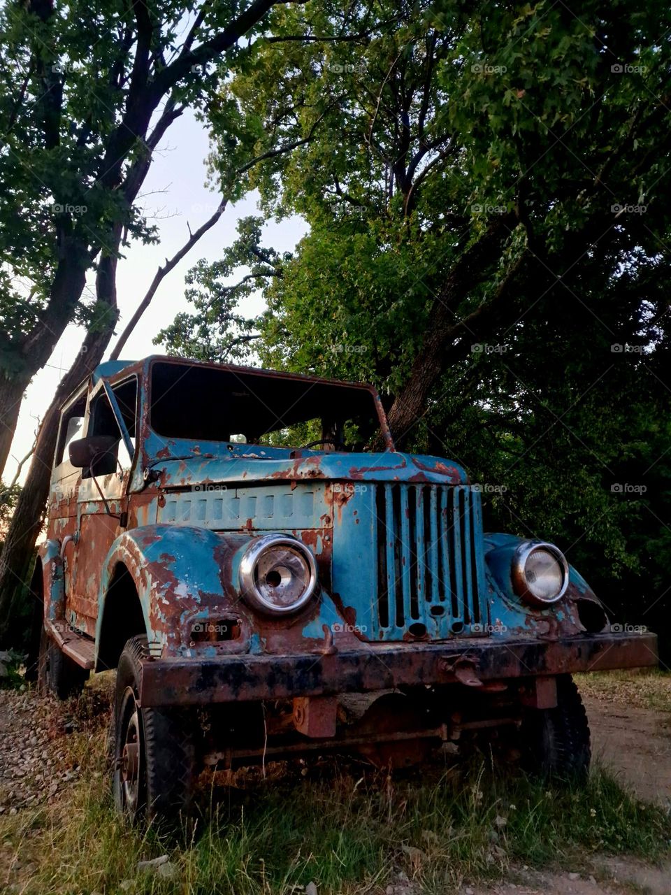 old Russian car with a lot of history