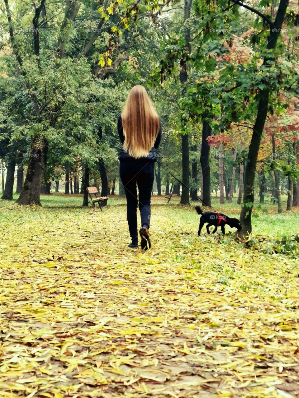 her hair golden like autumn leaves