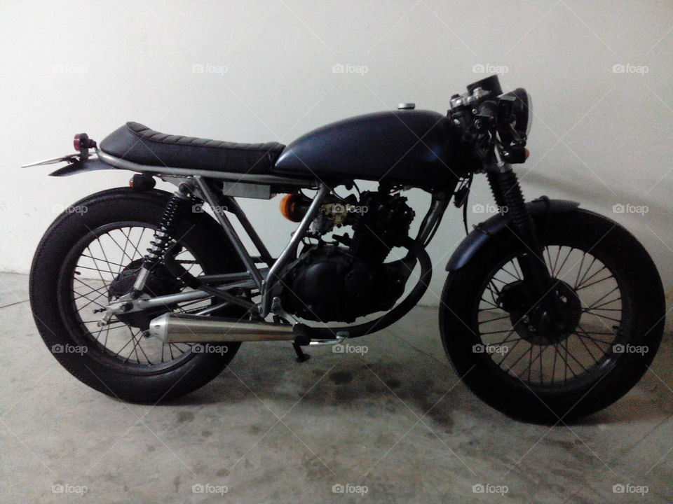 retro motorcycle