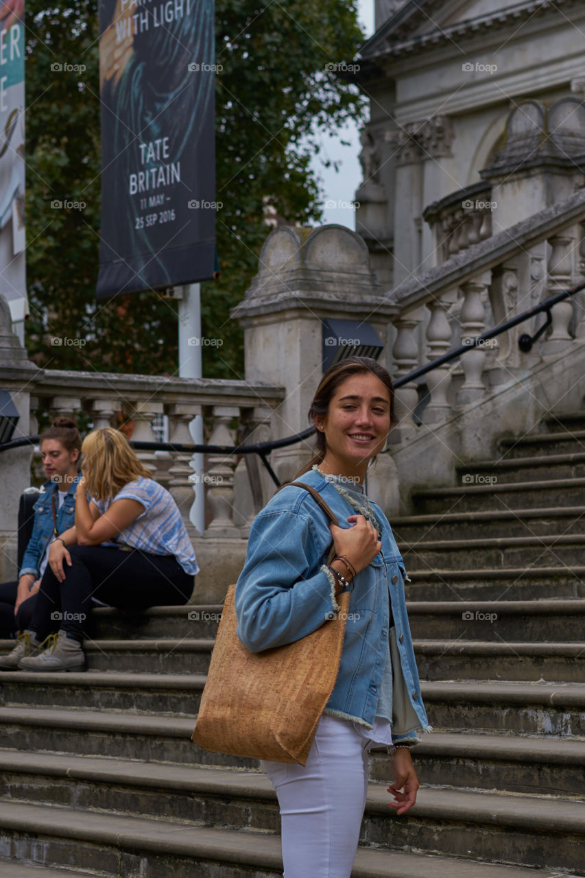 Museum stairway 