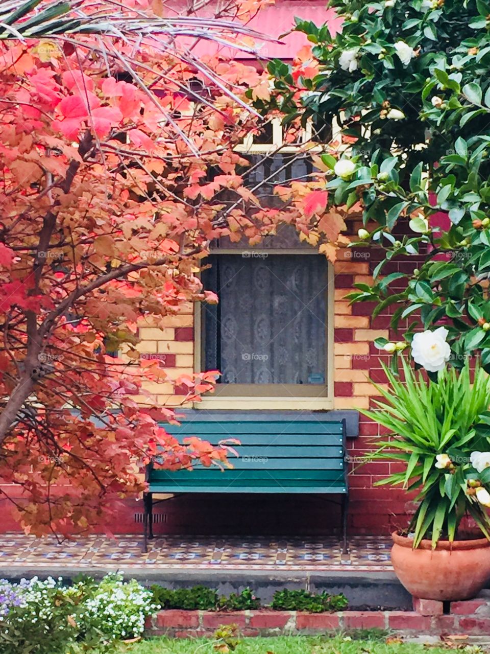 Autumn verandah