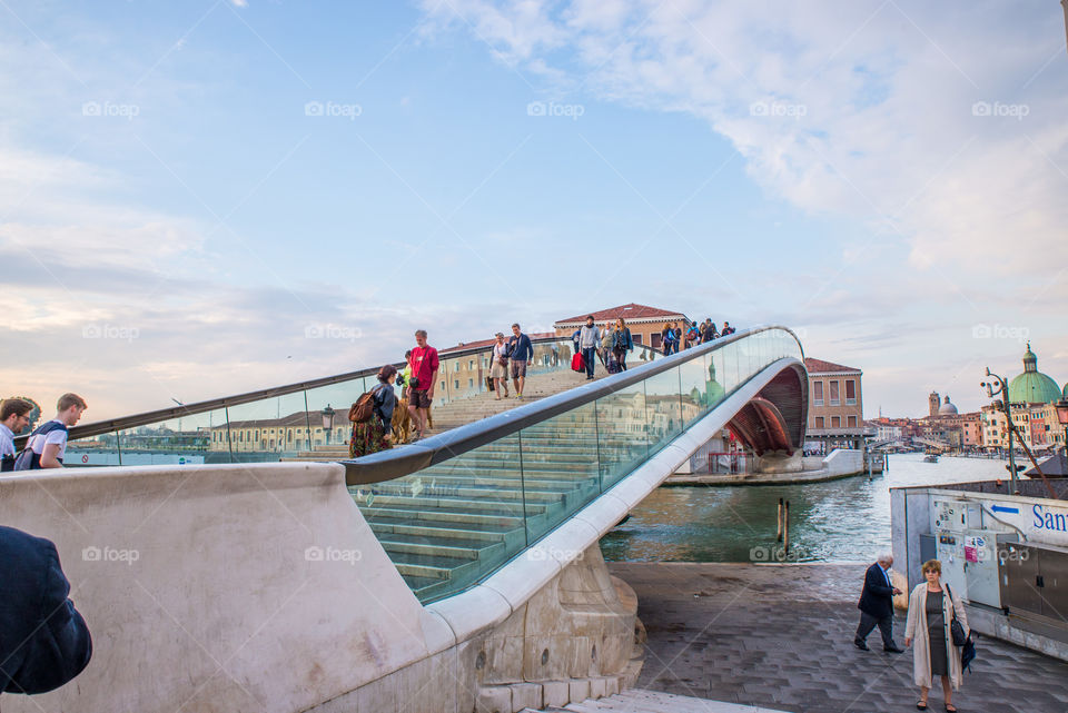 Bridge, Water, Travel, People, Tourism