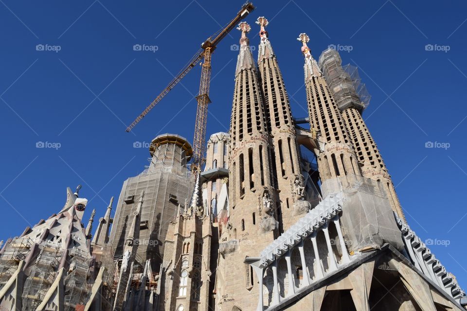 Sagrada Familia cathedral, Barcelona 
