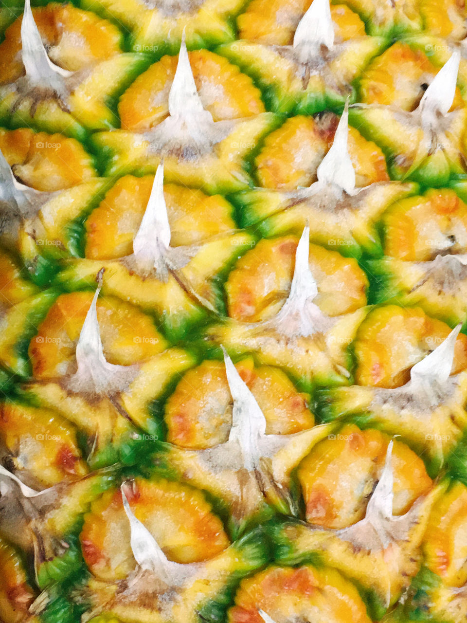 Pineapple peel pattern 