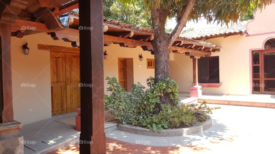 Patio interior Museo Casa Castillo, Comayagua, Honduras