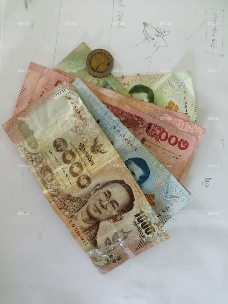 Thai baht money