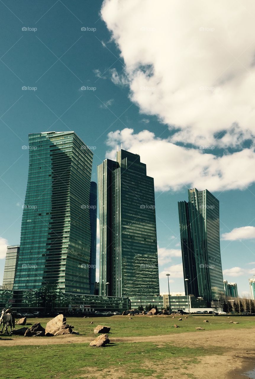 Astana. Sunday Sky Clouds 