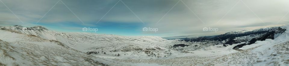 panoramic photo  landscape nature sky mountain 