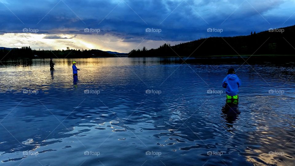 The Golden Hour!. Fishing in sunset!