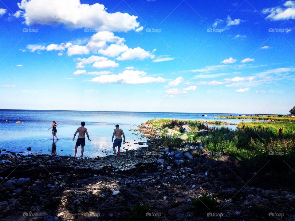 Friends on summer Gotland