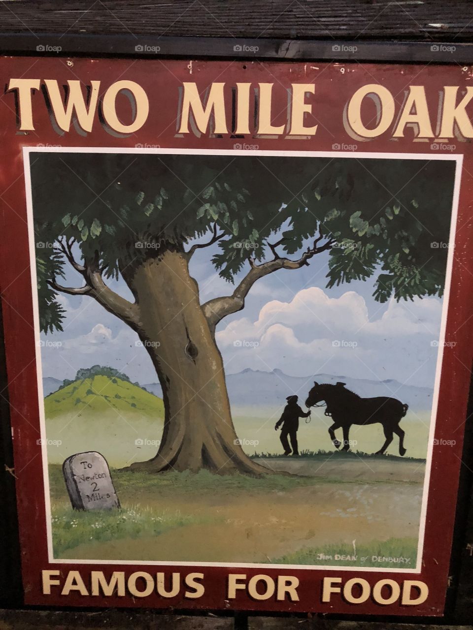 Another lovely pub sign for me to admire, l love collecting these, it depicts past times of long ago very well.