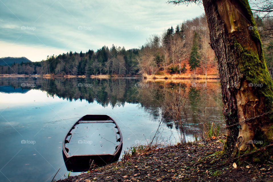 Trakošćan lake in Croatia