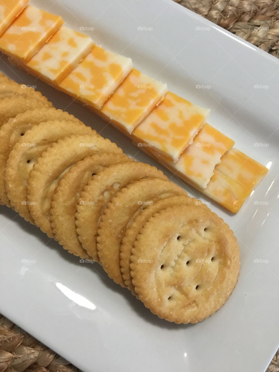 Ritz Crackers and Cheese 