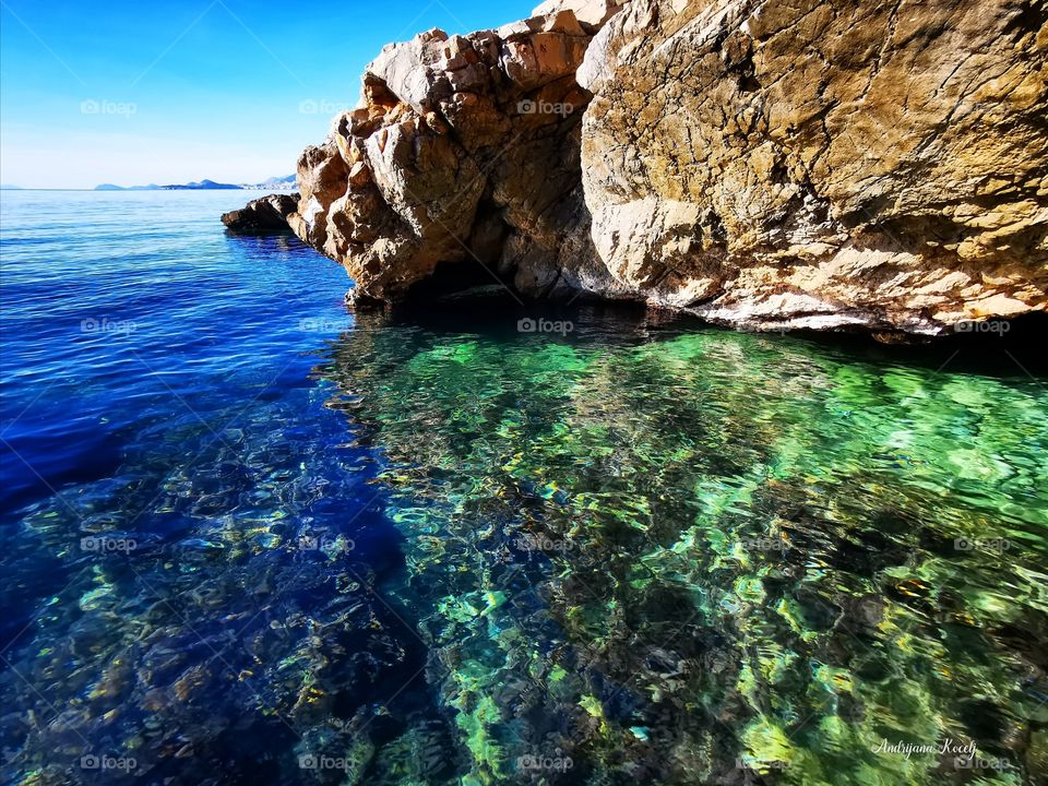 Clear Croatian sea