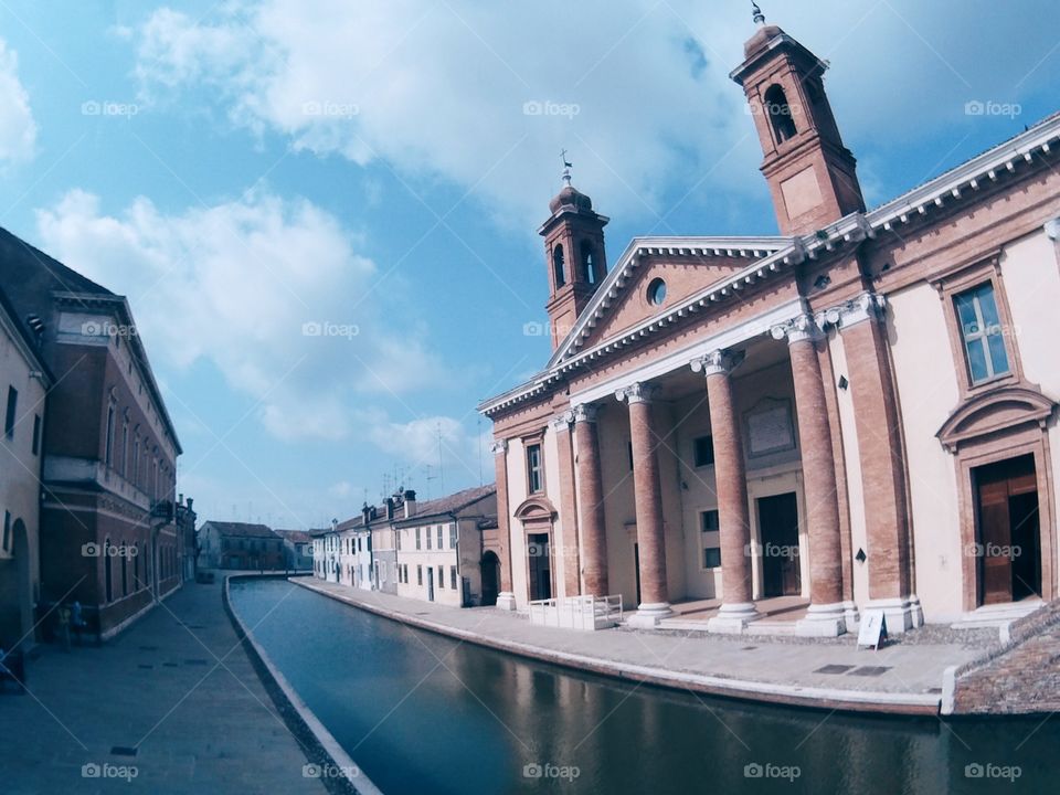 Comacchio, Italy - Landscape - Old Hospital in town