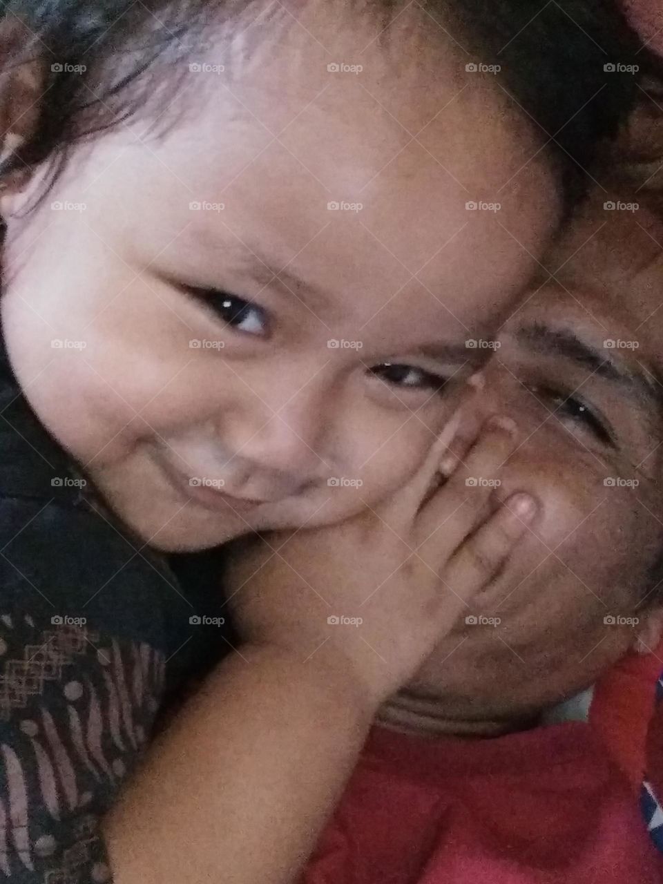 father and son together