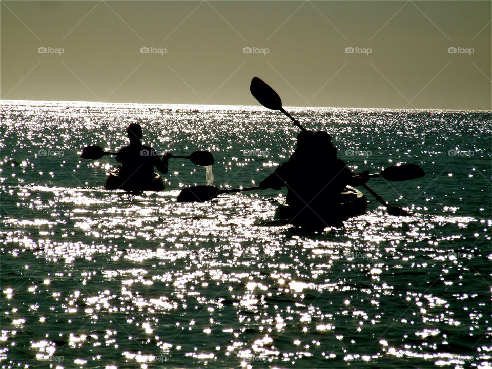 ocean sunset sports sea by angelnajera