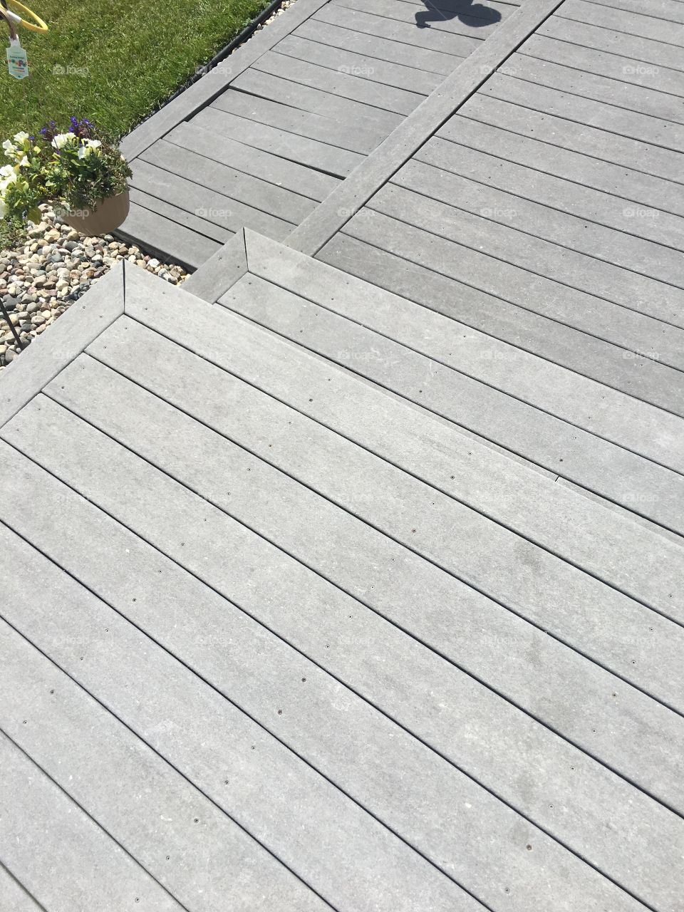 Wood deck 