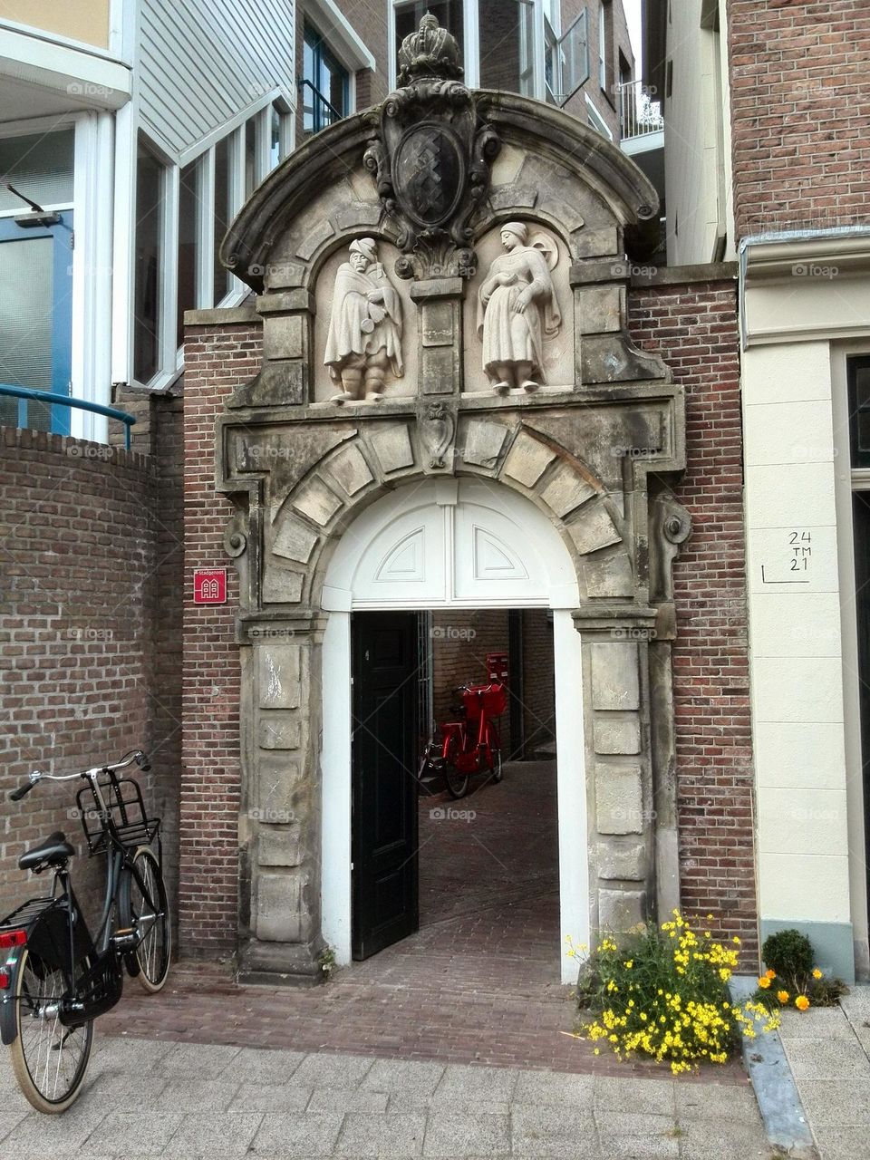 Mysterious gate in Amsterdam