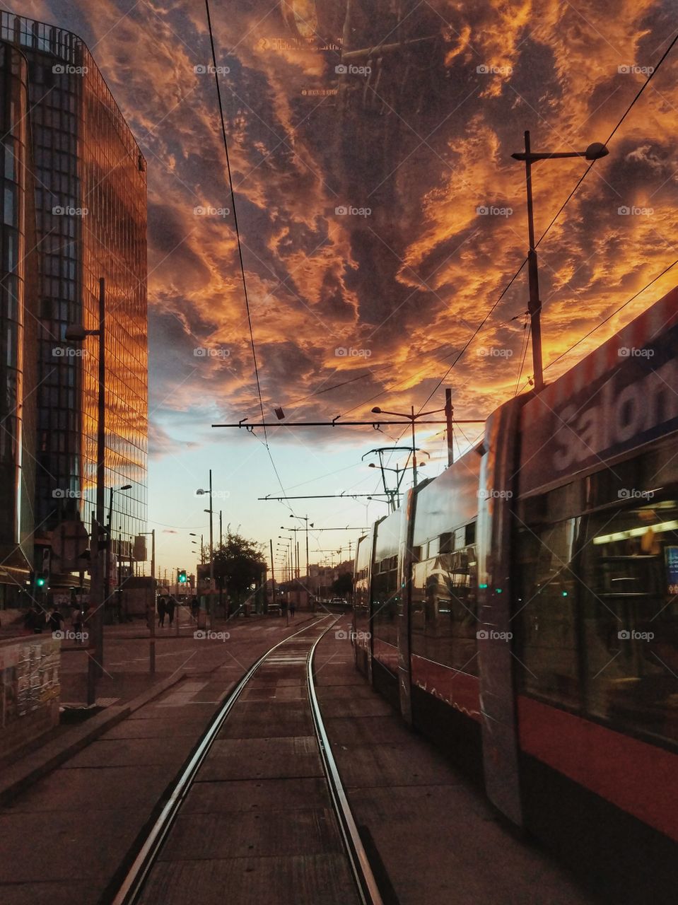 sunset in Vienna
