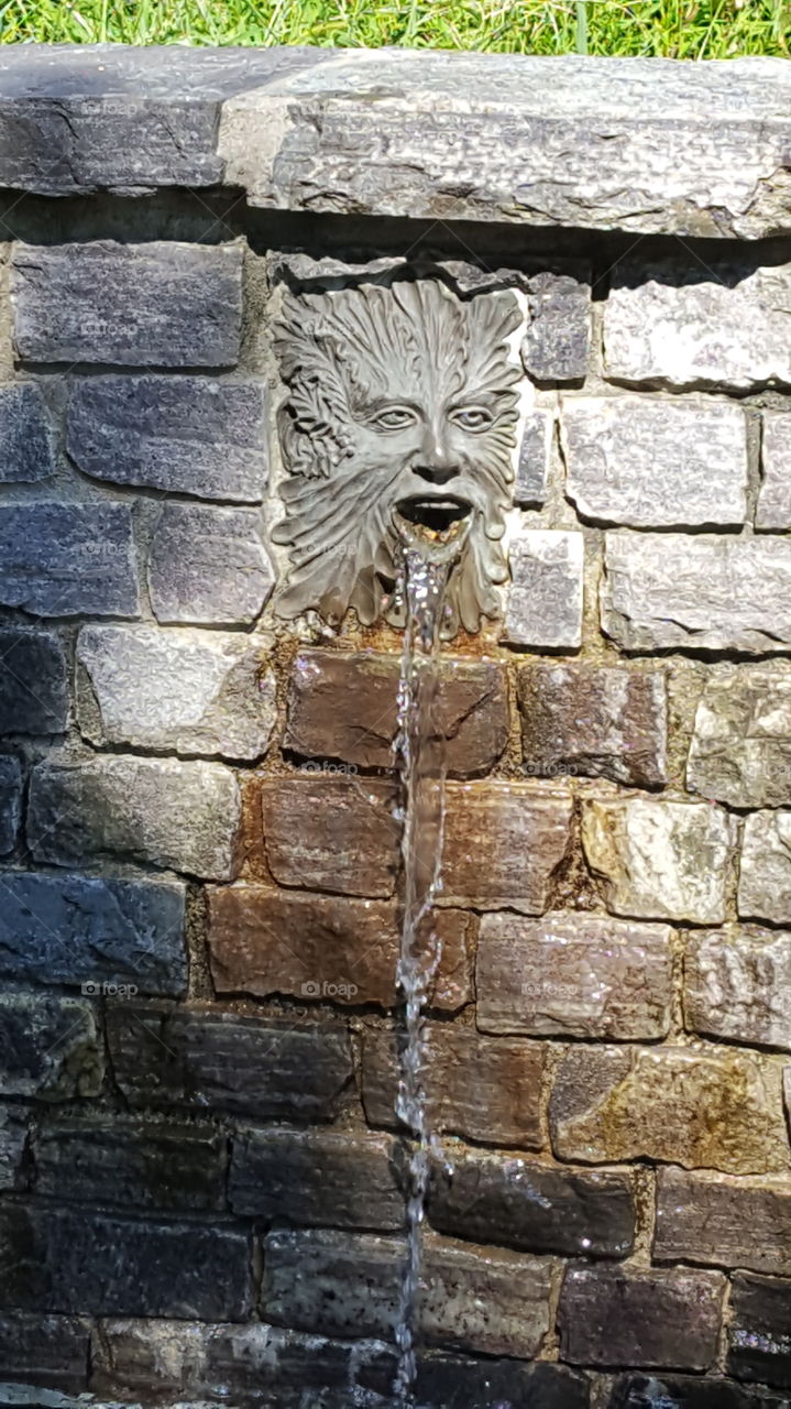 Green Man Fountain