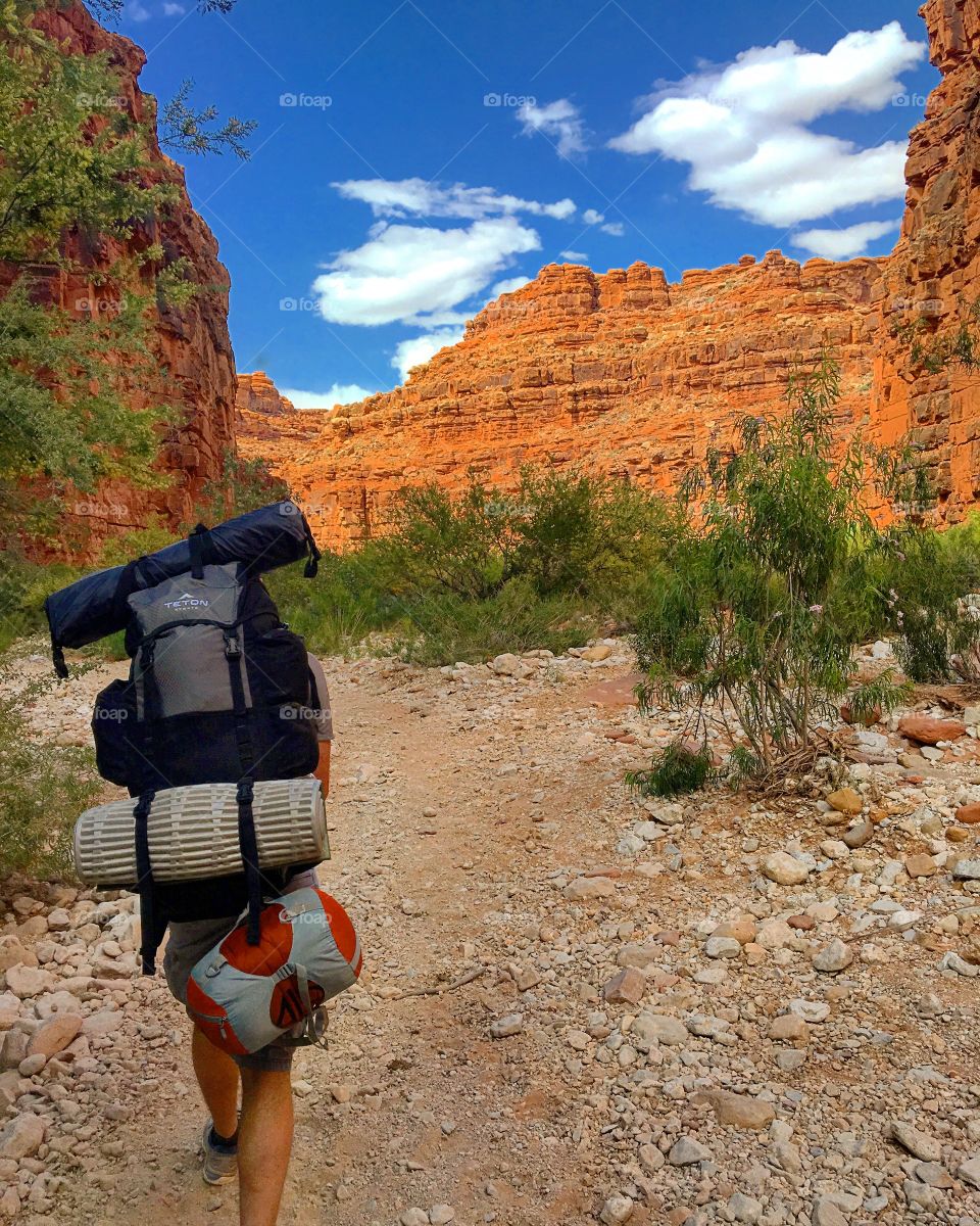 Backpacking in the Grand Canyon 