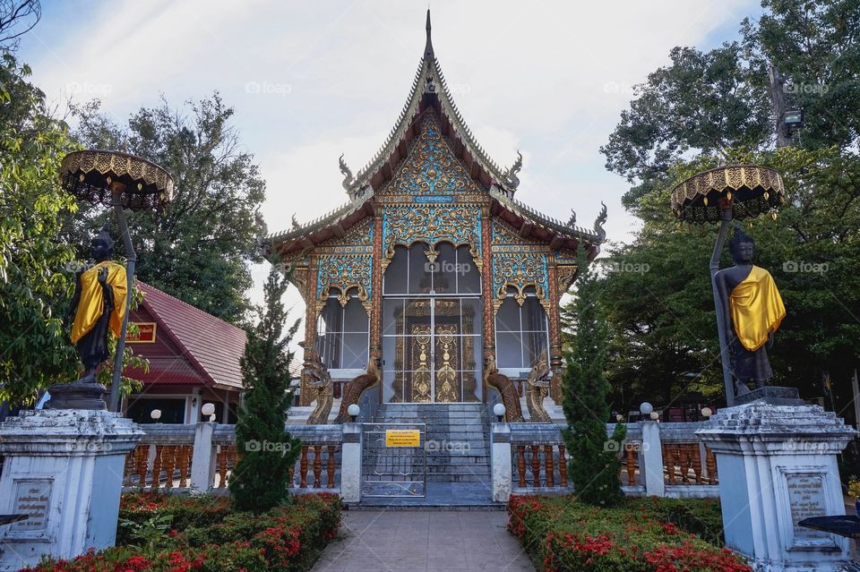 A small temple in Chiang Mai, Thailand 