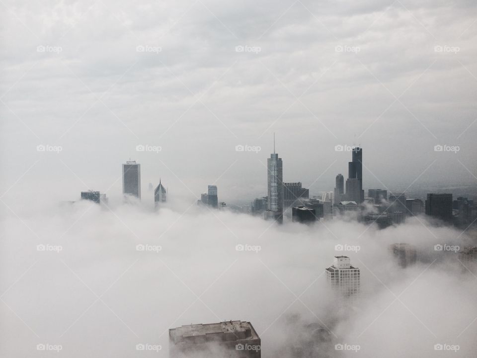 Chicago in the clouds!