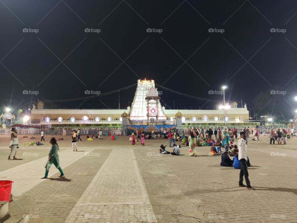 Showing this picture silence of night in temples.