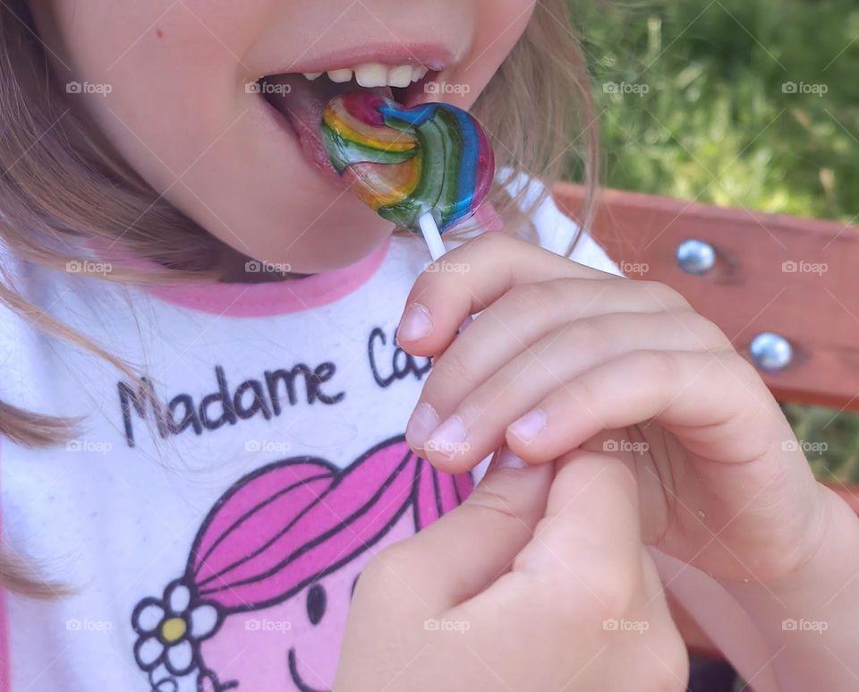 Rainbow lollipop - Pride colors