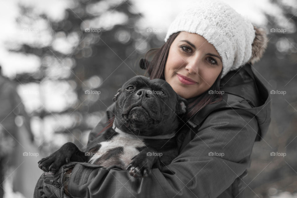 Portrait, Winter, People, Girl, Adult