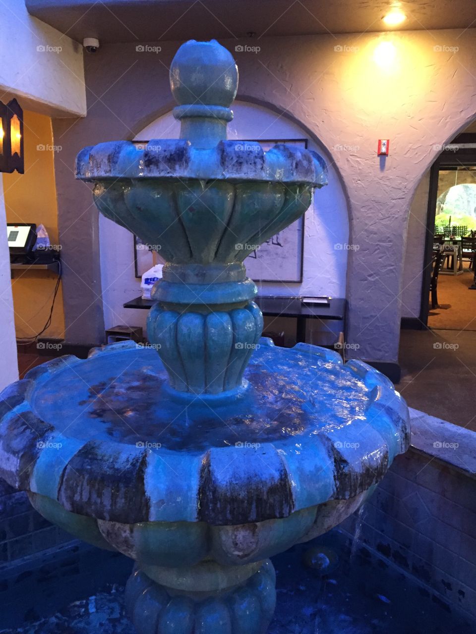 Alamo Cafe fountain
