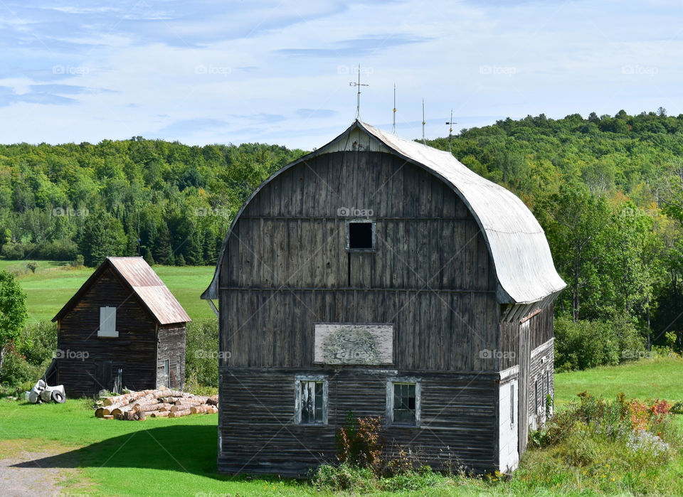 Rustic barn with out building