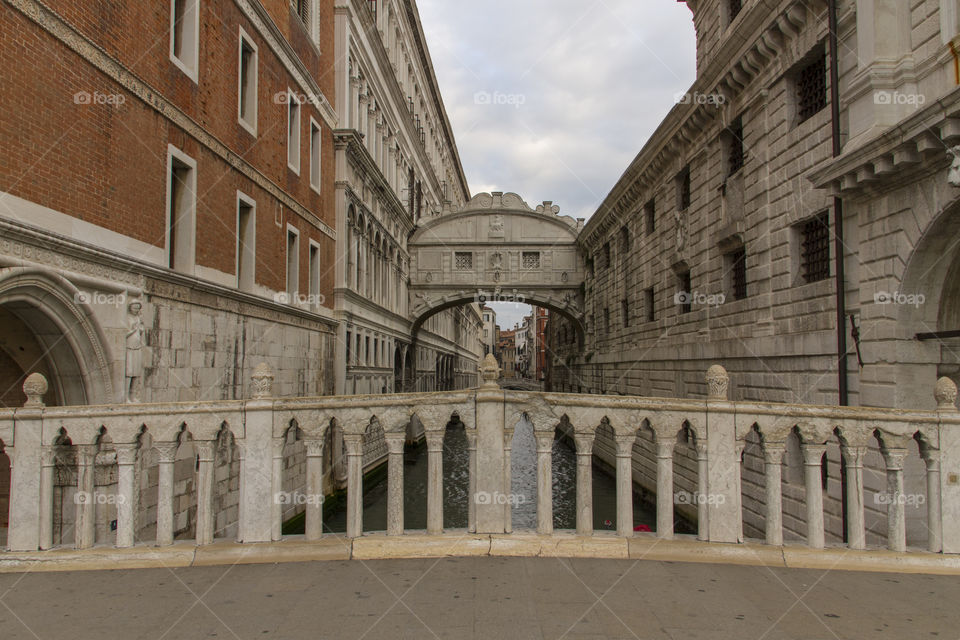 Bridge of sighs, Venice. 