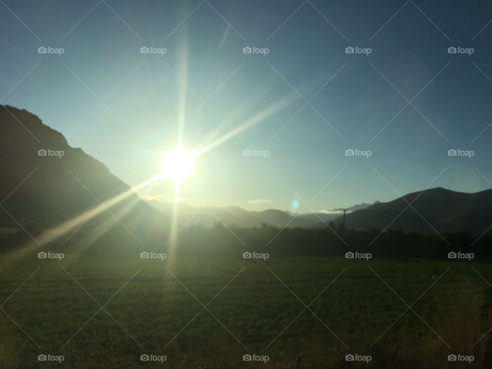 Sunrise in New Zealand