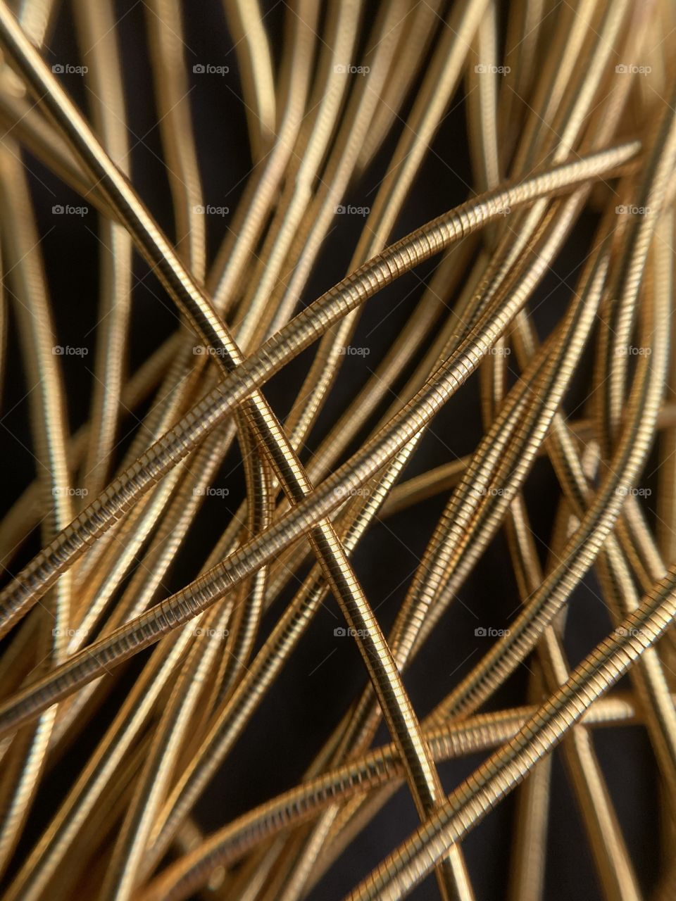 Gold kanitel in macro