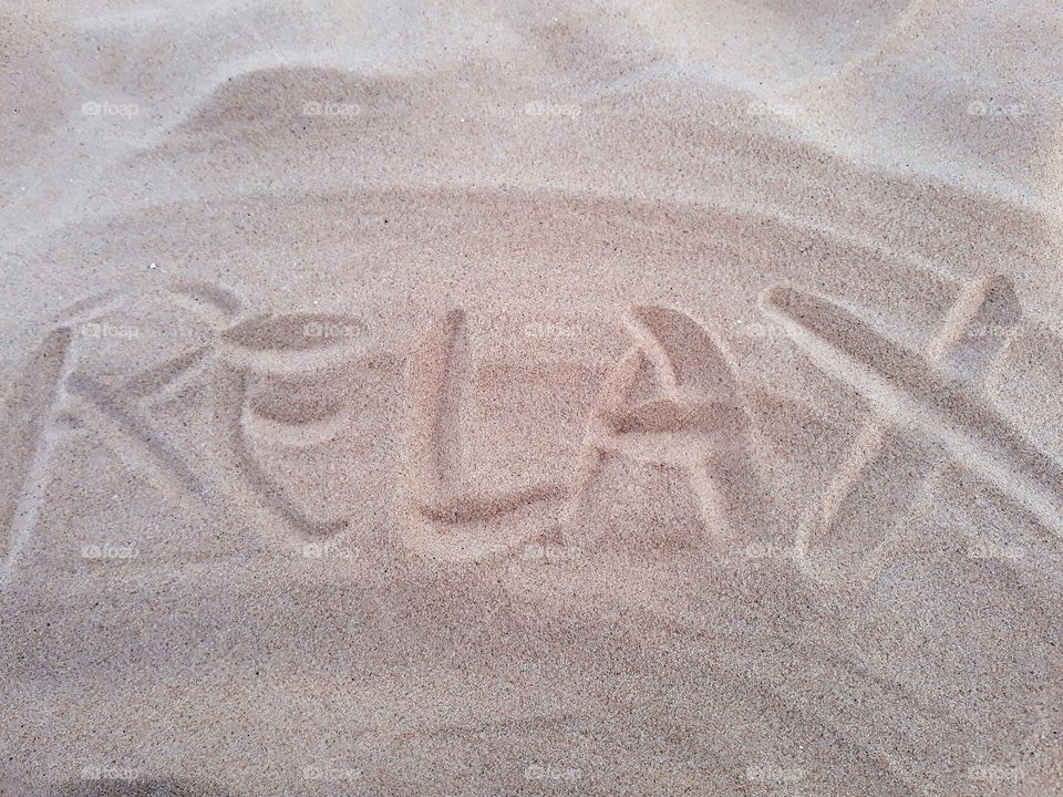 Relax in beach