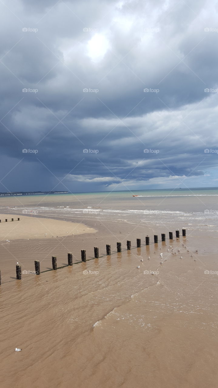 beachfront view of the sands