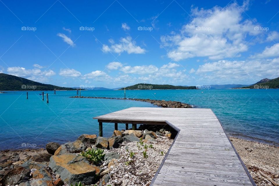 Helipad on Daydream Island, Australia 