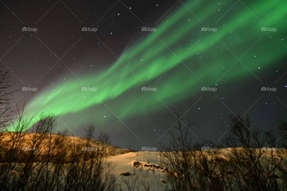 Beautiful Aurora Borealis display