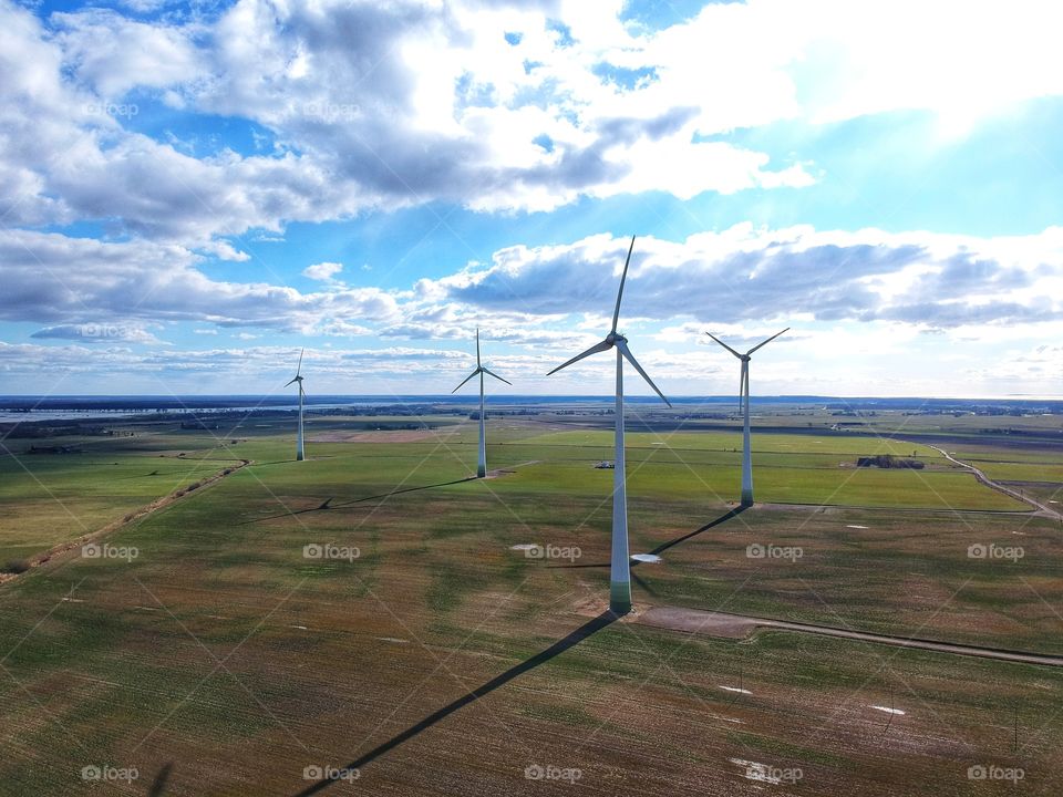 Discovering new places during spring. The photo was taken with the drone.