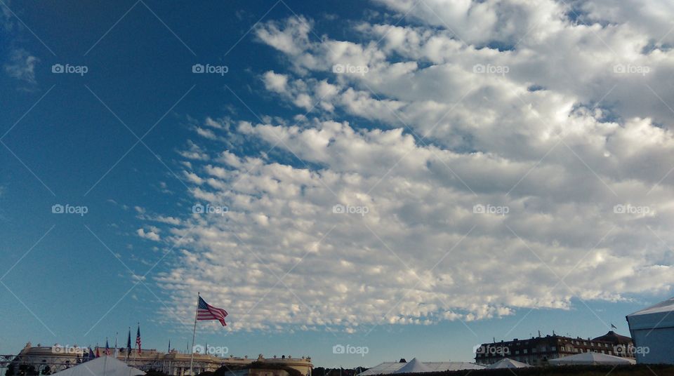 cloudy sky in Deauville