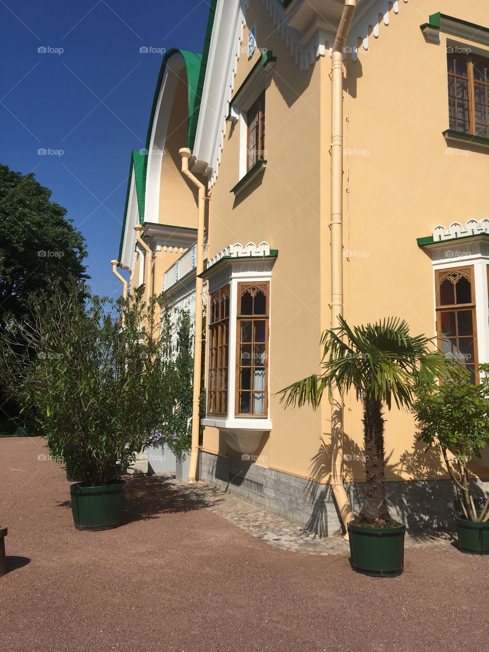 authentic residential building of wealthy heirs