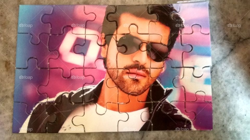 children's Playing card's settings puzzles