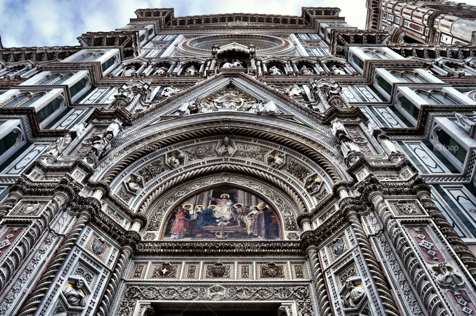 Puerta central de la Catedral de Santa Maria del Fiore. Puerta central de la Catedral de Santa Maria del Fiore (Florence - Italy)