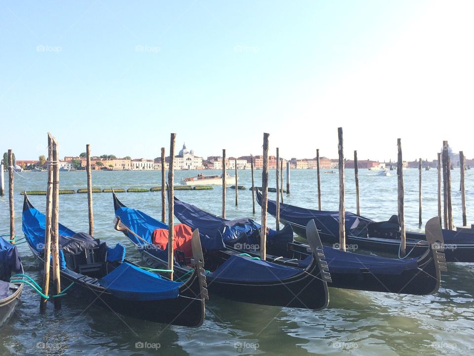 Venice gondolas 