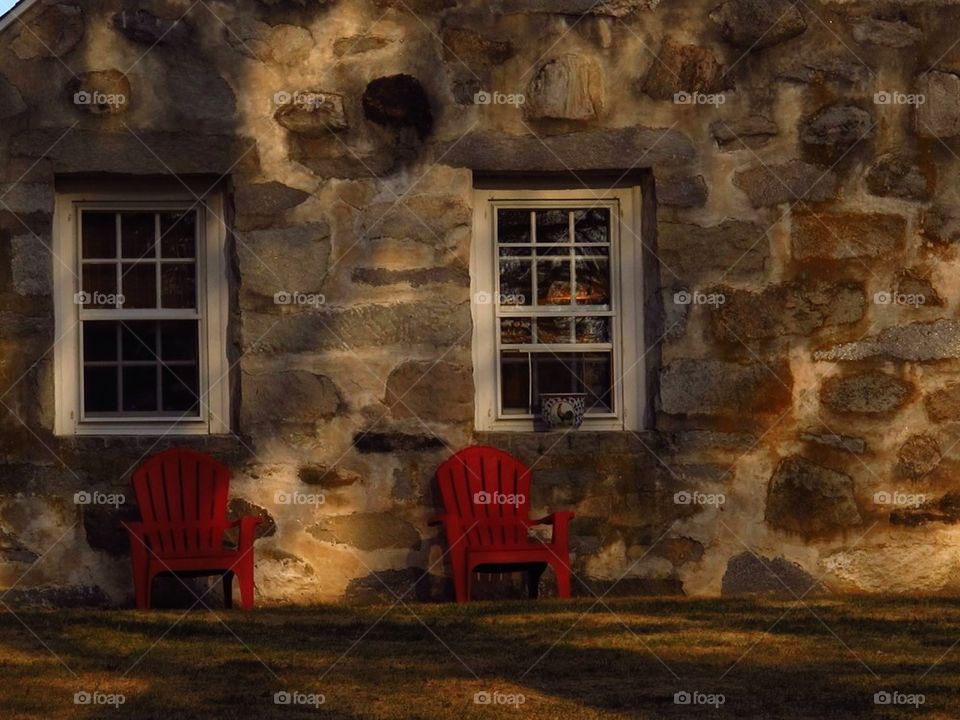 Anybody care to sit on the other red chair with me? 