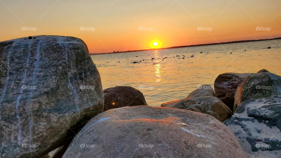 Sonnenuntergang ostsee
