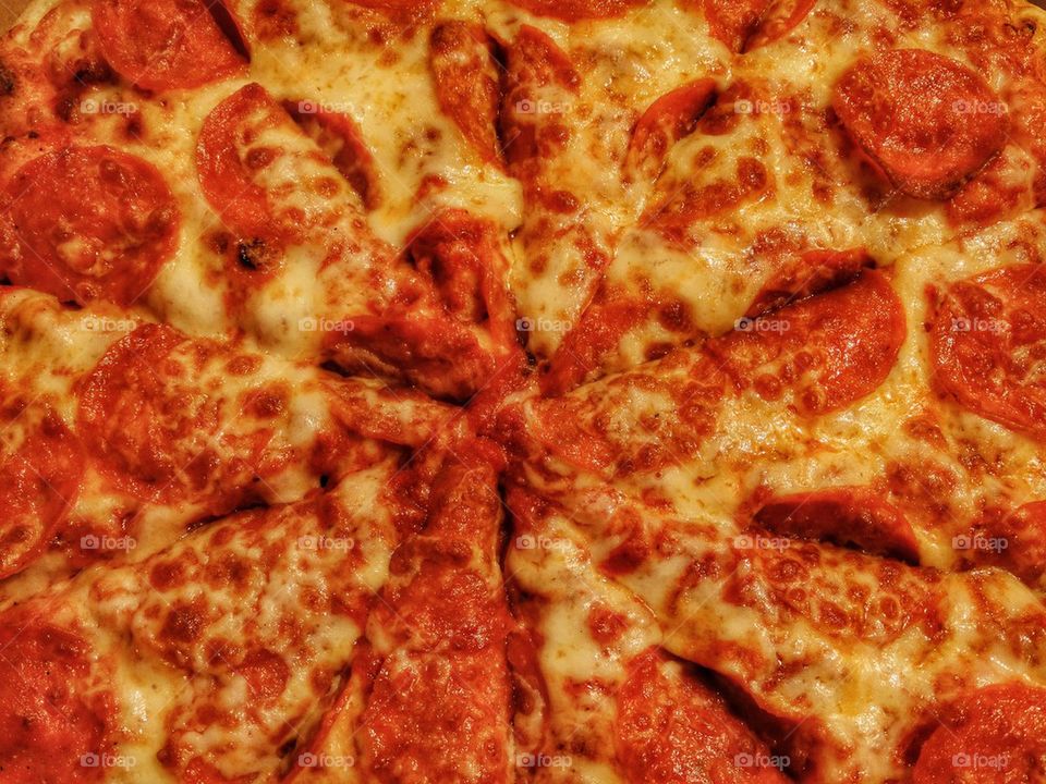 Pepperoni Pizza. Savory Delicious Pepperoni Pizza
